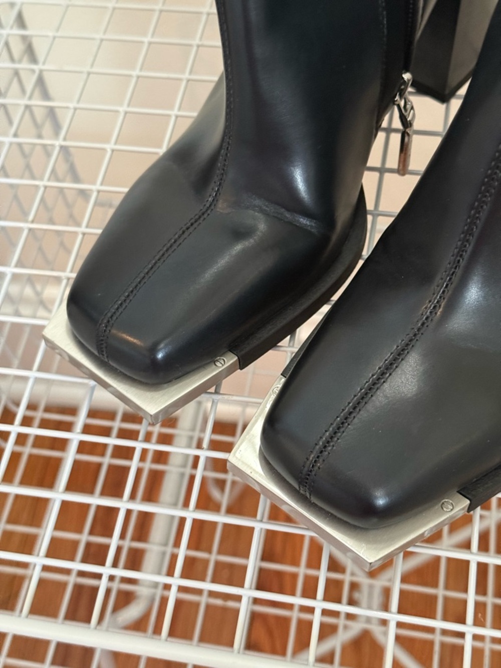Black Women's Block Heel Ankle Boots